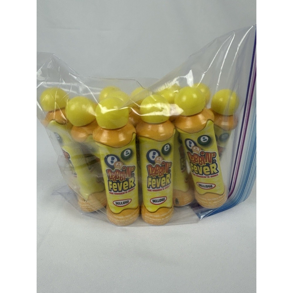 Dabbin Fever The Winners Ink Yellow Bingo Daubers One Dozen Bulk Set